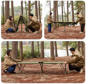 8 249 р. Раскладушка Naturehike XJC14, 205х73х49 см, до 120 кг, зеленая Naturehike cnh22ju033-regr  с доставкой в г. Кемерово. Увеличить фотографию 2