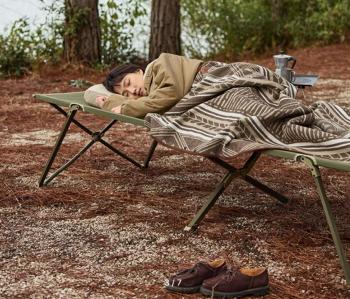 8 249 р. Раскладушка Naturehike XJC14, 205х73х49 см, до 120 кг, зеленая Naturehike cnh22ju033-regr  с доставкой в г. Кемерово. Увеличить фотографию 4