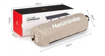 14 239 р. Раскладушка Naturehike XJC04 190х65х38 см, до 150 кг, хаки Naturehike nh19jj006-kh  с доставкой в г. Кемерово. Увеличить фотографию 8