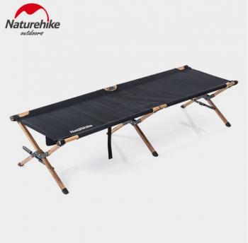 9 599 р. Раскладушка Naturehike XJC03, 196х64х43 см, до 150 кг, черная Naturehike nh19x003-c-bl  с доставкой в г. Кемерово. Увеличить фотографию 1