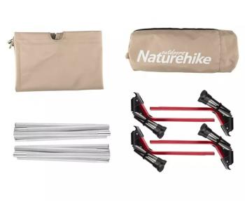 13 949 р. Раскладушка Naturehike XJC07, 190х65х20 см, до 120 кг, хаки Naturehike nh20jj021-kh  с доставкой в г. Кемерово. Увеличить фотографию 3