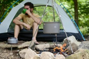 2 149 р. Тренога Naturehike для котелка Naturehike nh17s00s-g-sl  с доставкой в г. Кемерово. Увеличить фотографию 5