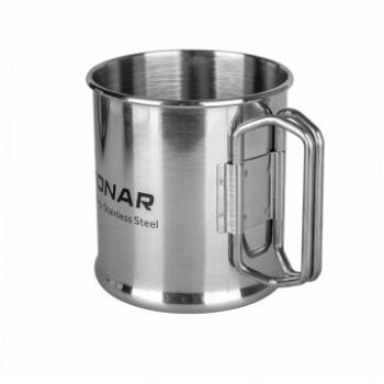 379 р. Кружка ТОНАР 300ML металлическая (нержавеющая сталь), со складными ручками ТОНАР t.tk-035-300  с доставкой в г. Кемерово. Увеличить фотографию 2