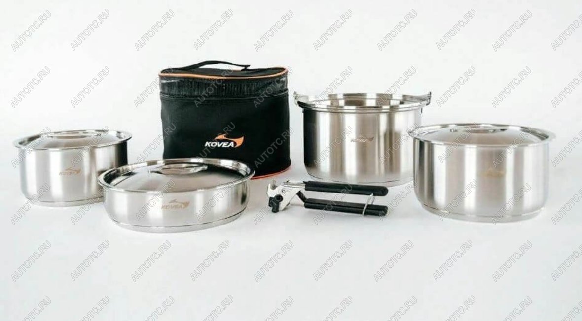 18 499 р. Набор посуды Kovea KOVEA TRIPLE STAINLESS COOKWARE-L KOVEA kcw-1901  с доставкой в г. Кемерово