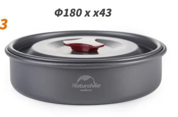 2 899 р. Набор посуды Naturehike туристический 3 в 1 (3 миски+половник) Naturehike nh15t203-g-ca  с доставкой в г. Кемерово. Увеличить фотографию 4