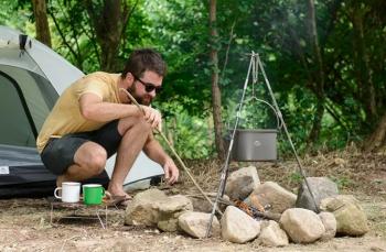 2 399 р. Котелок туристический Naturehike 4 л. Naturehike nh17d021-g-g  с доставкой в г. Кемерово. Увеличить фотографию 7