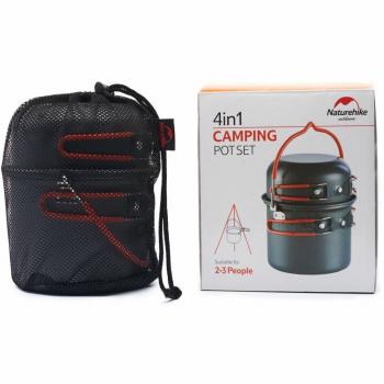 3 289 р. Набор посуды Naturehike туристический 4 в 1 (подвес+3 чашки) Naturehike nh18t018-g-va  с доставкой в г. Кемерово. Увеличить фотографию 7