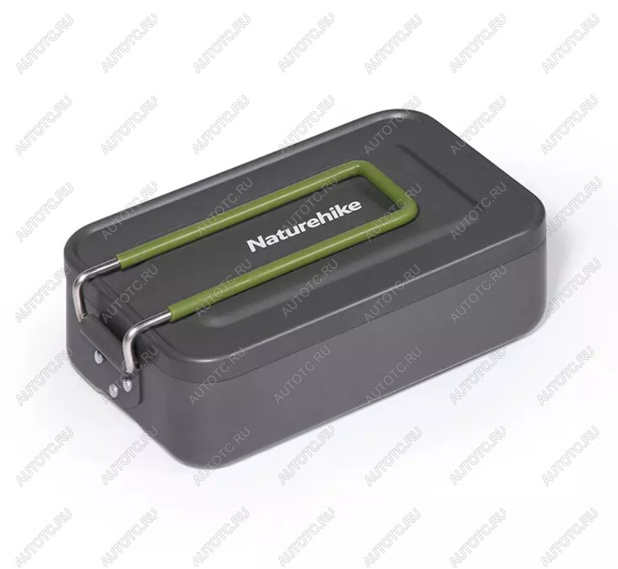 2 399 р. Котелок прямоугольный Naturehike 1 л., алюминиевый Naturehike nh21cj011-g  с доставкой в г. Кемерово