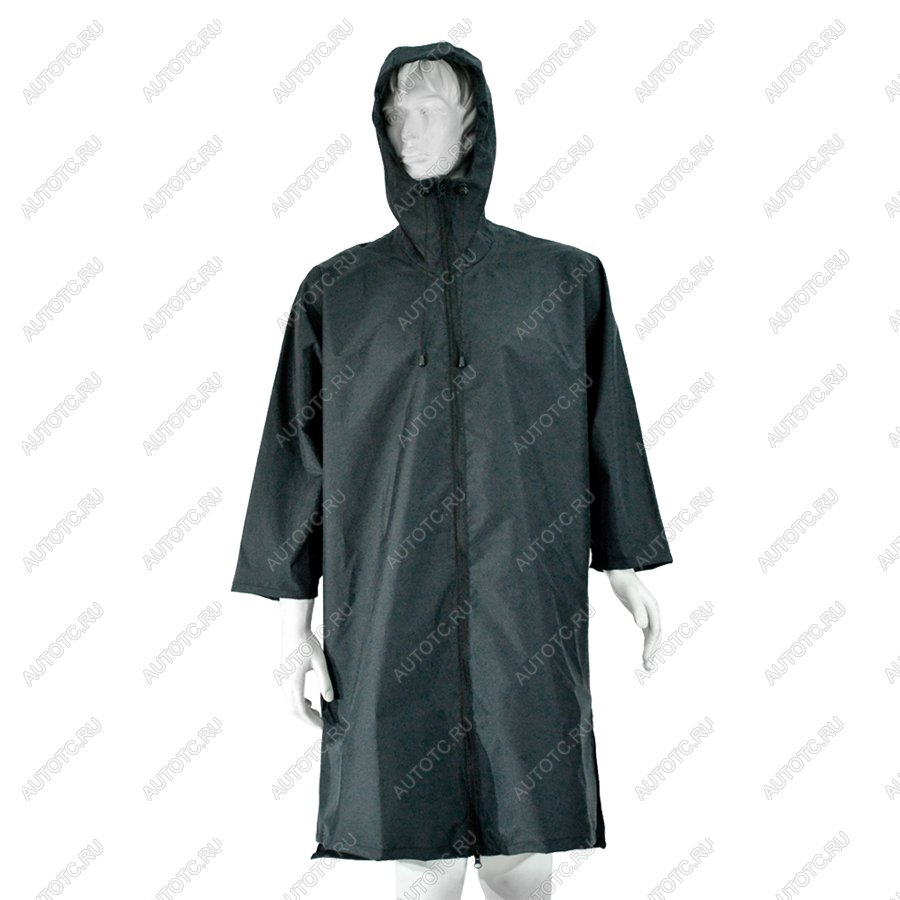 6 389 р. Дождевик-пончо BTrace Rain Zipper 46-50 (Черный) BTrace v0631-m-b  с доставкой в г. Кемерово