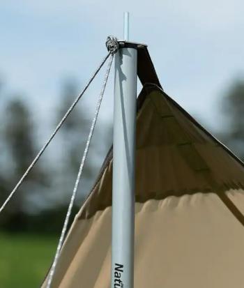 6 999 р. Тент кемпинговый Naturehike 3Х5 м., серебристый Naturehike nh20tm006-slv35  с доставкой в г. Кемерово. Увеличить фотографию 2