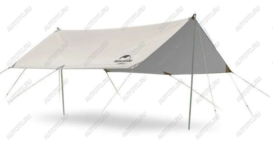 6 999 р. Тент кемпинговый Naturehike 3Х5 м., серебристый Naturehike nh20tm006-slv35  с доставкой в г. Кемерово