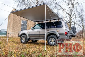 31 999 р. Маркиза автомобильная РИФ 2,5х2,5 м полуавтомат (винил) темно-серая РИФ rif5306-2525v  с доставкой в г. Кемерово. Увеличить фотографию 18
