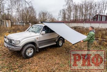 31 999 р. Маркиза автомобильная РИФ 2,5х2,5 м полуавтомат (винил) темно-серая РИФ rif5306-2525v  с доставкой в г. Кемерово. Увеличить фотографию 15