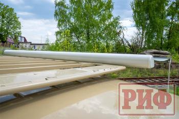 73 799 р. Маркиза автомобильная РИФ 2,5х2,0 м кассетная с электроприводом, корпус белый РИФ rif5833-2520m  с доставкой в г. Кемерово. Увеличить фотографию 6