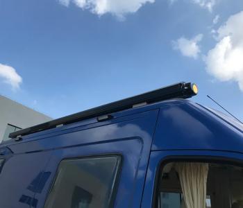 110 999 р. Маркиза автомобильная РИФ 3,5х2,5 м кассетная с электроприводом, корпус черный РИФ rif5833-3525bm  с доставкой в г. Кемерово. Увеличить фотографию 4