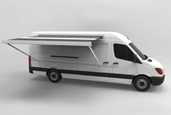 141 999 р. Маркиза автомобильная РИФ 5,0х2,5 м кассетная с электроприводом, корпус белый РИФ rif5933-5025m  с доставкой в г. Кемерово. Увеличить фотографию 2