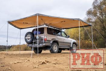 25 759 р. Маркиза автомобильная РИФ комбинированная (прямоугольная с веерной частью) 2,0х2,5 м (правая) РИФ rifavf0720250602  с доставкой в г. Кемерово. Увеличить фотографию 1