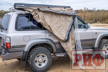 25 759 р. Маркиза автомобильная РИФ комбинированная (прямоугольная с веерной частью) 2,0х2,5 м (правая) РИФ rifavf0720250602  с доставкой в г. Кемерово. Увеличить фотографию 19