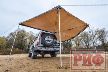 26 189 р. Маркиза автомобильная РИФ комбинированная (прямоугольная с веерной частью) 2,0х2,0 м (правая) РИФ rifavf072520602  с доставкой в г. Кемерово. Увеличить фотографию 9