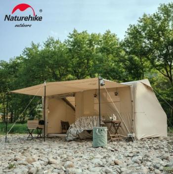 132 999 р. Палатка Naturehike надувная Extend Air 12 Y , песочная Naturehike cnh22zp008-cv  с доставкой в г. Кемерово. Увеличить фотографию 2