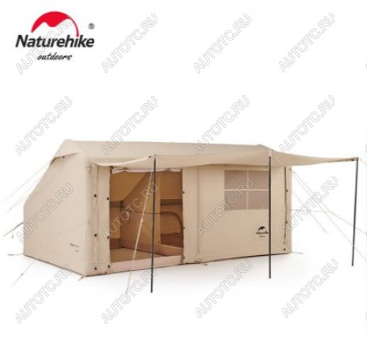 132 999 р. Палатка Naturehike надувная Extend Air 12 Y , песочная Naturehike cnh22zp008-cv  с доставкой в г. Кемерово