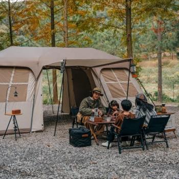 85 999 р. Палатка Naturehike Village 17, 4-местная, автоматическая, алюминиевый каркас, коричневая Naturehike cnh22zp021-br  с доставкой в г. Кемерово. Увеличить фотографию 12
