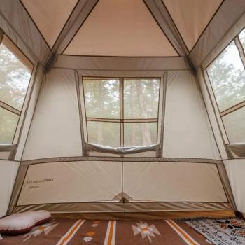 85 999 р. Палатка Naturehike Village 17, 4-местная, автоматическая, алюминиевый каркас, коричневая Naturehike cnh22zp021-br  с доставкой в г. Кемерово. Увеличить фотографию 3