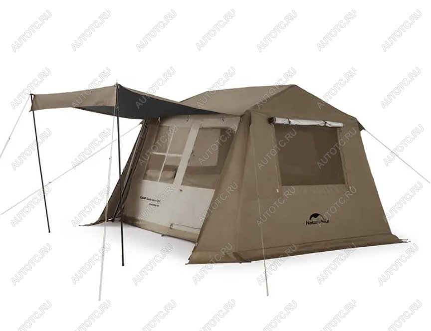 38 999 р. Палатка Naturehike Village 6.0 II поколения 4-местная, коричневая Naturehike cnk2300zp021-br  с доставкой в г. Кемерово