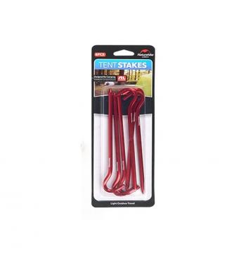 349 р. Колышки Naturehike алюминиевые (6 шт.) 17 см, красный, шестигранный Naturehike nh17d027-d-re  с доставкой в г. Кемерово. Увеличить фотографию 2