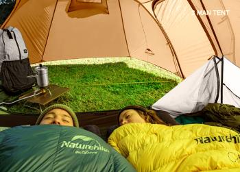 15 659 р. Палатка Naturehike Opalus 3-местная, алюминиевый каркас, оранжевый Naturehike nh17l001-l-tor  с доставкой в г. Кемерово. Увеличить фотографию 10