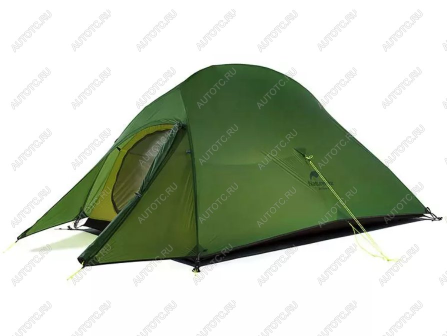 14 909 р. Палатка Naturehike Cloud Up 2-местная, алюминиевый каркас, темно-зеленая Naturehike nh17t001-t-tbgr  с доставкой в г. Кемерово