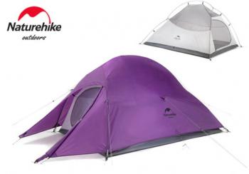 13 299 р. Палатка Naturehike Cloud Up 2-местная, алюминиевый каркас, пурпурный Naturehike nh17t001-t-tpur  с доставкой в г. Кемерово. Увеличить фотографию 1