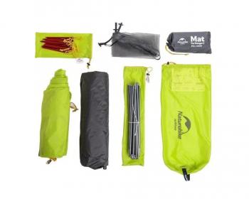 19 099 р. Палатка Naturehike Mongar Si 2-местная алюминиевый каркас, зеленая Naturehike nh17t007-m-dgrsgre  с доставкой в г. Кемерово. Увеличить фотографию 8