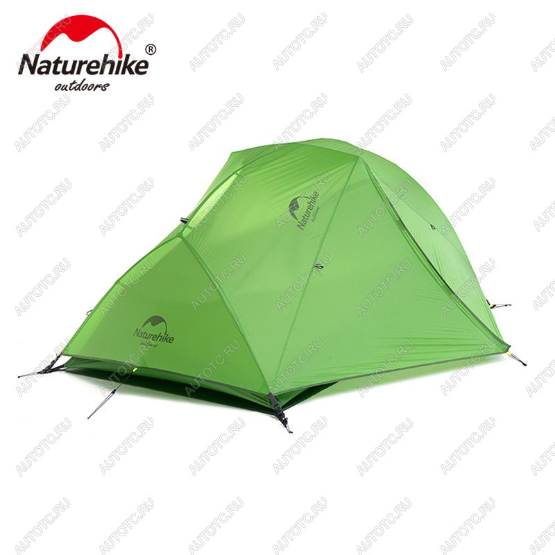 19 519 р. Палатка Naturehike Star-river Si 2-местная, алюминиевый каркас, сверхлегкая, зеленый Naturehike nh17t012-t-dgr  с доставкой в г. Кемерово