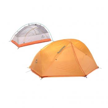 13 699 р. Палатка Naturehike Star-river Si 2-местная, алюминиевый каркас, сверхлегкая, оранжевая Naturehike nh17t012-t-dor  с доставкой в г. Кемерово. Увеличить фотографию 2