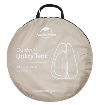 5 389 р. Палатка Naturehike быстрораскрываемая, душ-туалет, 115х115х190 см. коричневый Naturehike nh17z002-p-br  с доставкой в г. Кемерово. Увеличить фотографию 4