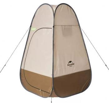 5 389 р. Палатка Naturehike быстрораскрываемая, душ-туалет, 115х115х190 см. коричневый Naturehike nh17z002-p-br  с доставкой в г. Кемерово. Увеличить фотографию 1