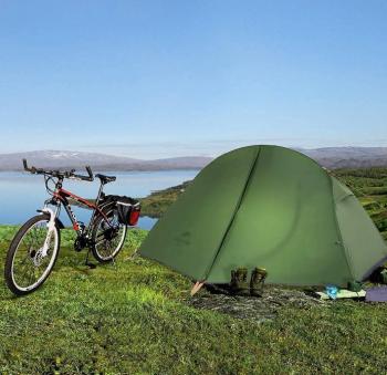 20 649 р. Палатка Naturehike Cycling (Spider) Si 1-местная, алюминиевый каркас, сверхлегкая, зеленая Naturehike nh18a095-d-20dfg  с доставкой в г. Кемерово. Увеличить фотографию 7