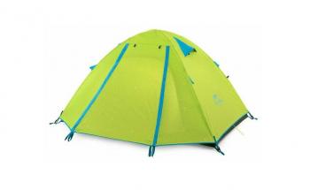 8 969 р. Палатка Naturehike P-Series 2-местная, алюминиевый каркас, салатовый Naturehike nh18z022-p-2dgr  с доставкой в г. Кемерово. Увеличить фотографию 1