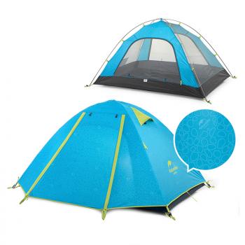 9 839 р. Палатка Naturehike P-Series 2-местная, алюминиевый каркас, голубая Naturehike nh18z022-p-2sbl  с доставкой в г. Кемерово. Увеличить фотографию 3