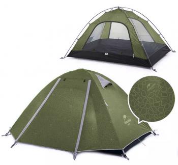 11 989 р. Палатка Naturehike P-Series 4-местная, алюминиевый каркас, зеленая Naturehike nh18z044-p-4dgr  с доставкой в г. Кемерово. Увеличить фотографию 4