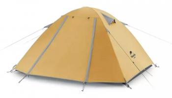 11 989 р. Палатка Naturehike P-Series 4-местная, алюминиевый каркас, желтая Naturehike nh18z044-p-4ye  с доставкой в г. Кемерово. Увеличить фотографию 1