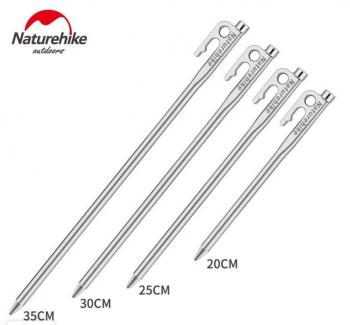 739 р. Колышек для палатки Naturehike нержавеющая сталь 25 см Naturehike nh19pj014-sl25  с доставкой в г. Кемерово. Увеличить фотографию 3