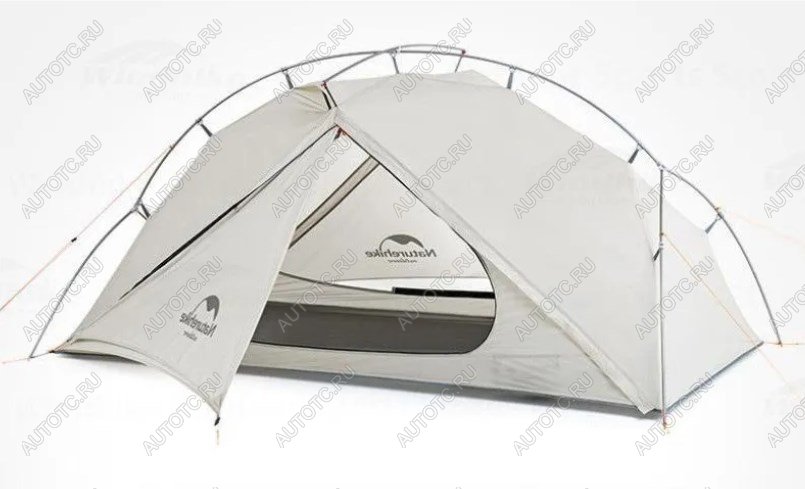 13 669 р. Палатка Naturehike VIK Si, 2-местная, алюминиевый каркас, белая Naturehike nh19zp003-1-2w  с доставкой в г. Кемерово