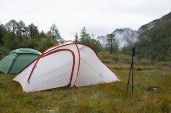 26 969 р. Палатка Naturehike Hiby Si 4-местная, алюминиевый каркас, серо-красный Naturehike nh19zp005-dg  с доставкой в г. Кемерово. Увеличить фотографию 14
