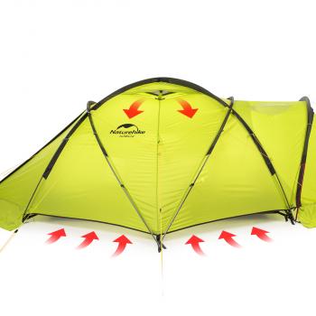 24 779 р. Палатка Naturehike Lgloo Alpine, 2-местная Naturehike nh19zp012-li  с доставкой в г. Кемерово. Увеличить фотографию 5