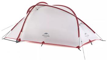 20 599 р. Палатка Naturehike Hiby Si 3-местная, алюминиевый каркас, серо-красная Naturehike nh19zp016-dg  с доставкой в г. Кемерово. Увеличить фотографию 4