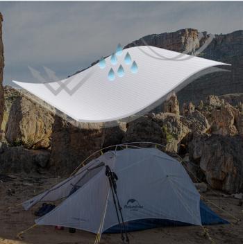 23 149 р. Палатка Naturehike Cloud Up-Wing Si 2-местная, алюминиевый каркас, серо-синяя Naturehike nh19zp083-2-2wdgrbl  с доставкой в г. Кемерово. Увеличить фотографию 4