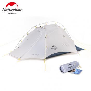 23 149 р. Палатка Naturehike Cloud Up-Wing Si 2-местная, алюминиевый каркас, серо-синяя Naturehike nh19zp083-2-2wdgrbl  с доставкой в г. Кемерово. Увеличить фотографию 2