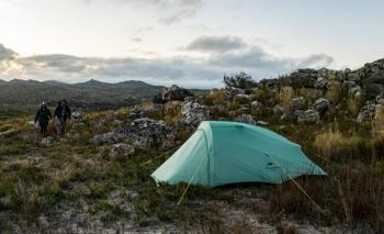 14 609 р. Палатка Naturehike Outdoor 2-местная, алюминиевый каркас, сверхлегкая, голубой Naturehike nh20zp091-2lbl  с доставкой в г. Кемерово. Увеличить фотографию 16